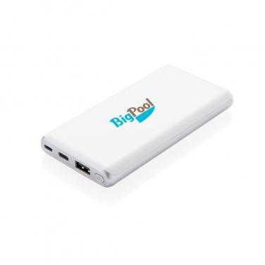 Logotrade kampanjprodukter bild: Ultrasnabb 10.000 mAh powerbank med PD