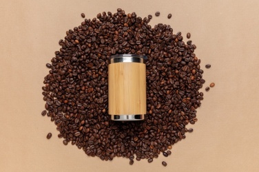 Logotrade kampanjprodukter bild: Bambu coffee to go mugg