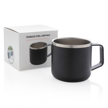 Logotrade reklamprodukter bild: Stainless steel campingmugg