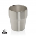 Clark dubbelväggig kaffemugg 300ml RCS, silver