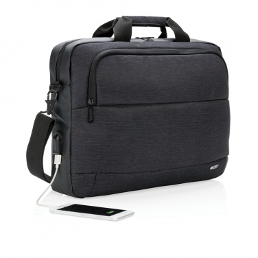 Logotrade profilprodukter bild: Swiss Peak modern 15” laptopväska