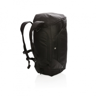 Logotrade profilreklam bild: Swiss Peak RFID sport duffle & ryggsäck