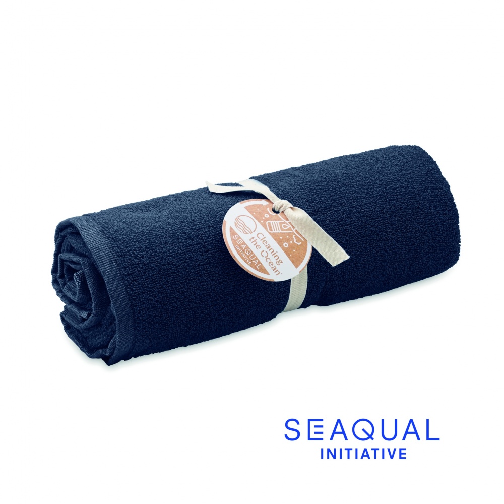 Logotrade profilprodukter bild: SEAQUAL® handduk 100x170cm