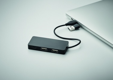 Logotrade profilprodukter bild: USB-hubb med 3 portar