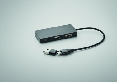 Logotrade profilreklam bild: USB-hubb med 3 portar