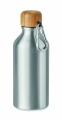 Aluminiumflaska 400 ml, Matt Silver