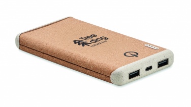 Logotrade reklamprodukter bild: Trådlös 10000 mAh PowerBank