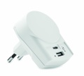 Skross Euro USB-laddare (AC), Vit