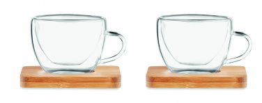 Logotrade profilprodukter bild: Espresso set i glas