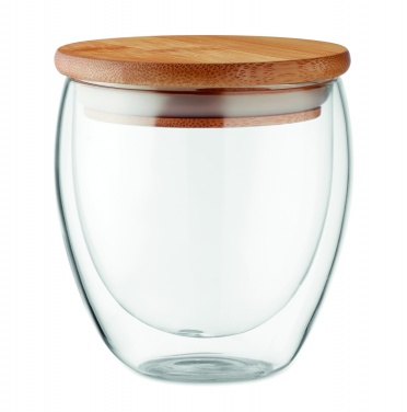 Logotrade kampanjprodukter bild: Glas/Mugg dubbelvägg 250ml Hamburg