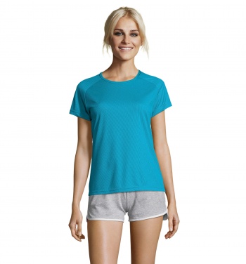 Logotrade profilreklam bild: SPORTY DAM T-SHIRT  140g