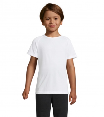 Logotrade kampanjprodukter bild: SPORTY BARN T-SHIRT 140g