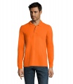 PERFECT MEN LSL POLO 180g, Orange