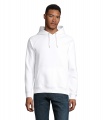 STELLAR Unisex Hoodie, Vit