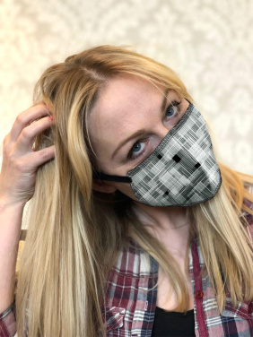 Logotrade reklamprodukter bild: ZEFIR ansiktsmask i bomull 1400165