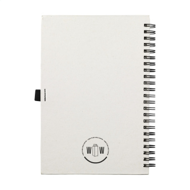 Logotrade kampanjprodukter bild: Mjölkkartong Wire-O-papper Notebook A5