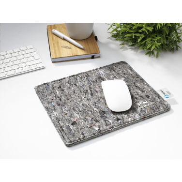 Logotrade profilprodukter bild: Wolkat Tangier återvunnen textil Mousepad