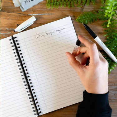 Logotrade presentreklam bild: MOYU Erasable Stone Paper Notebook Soft Cover 18 sidor