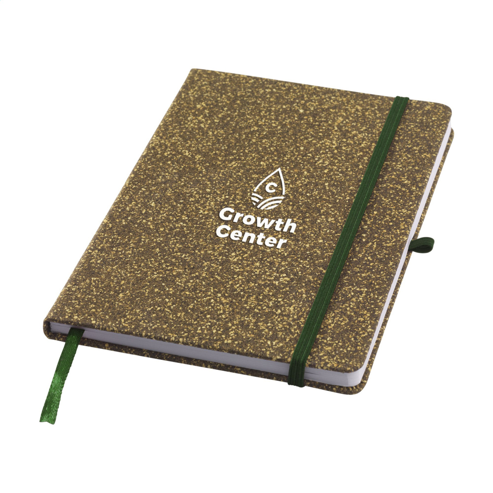 Logotrade profilprodukter bild: TeGround Cork Paper Notebook A5