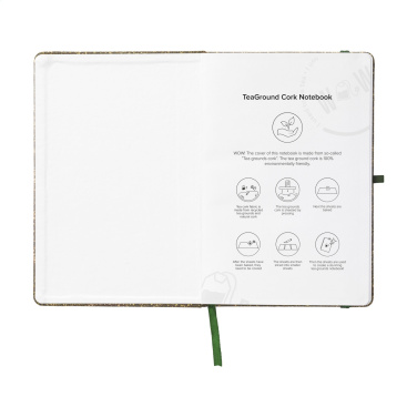 Logotrade profilreklam bild: TeGround Cork Paper Notebook A5