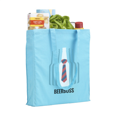 Logotrade reklamprodukter bild: Color Square Bag (160 g/m²) bomullspåse