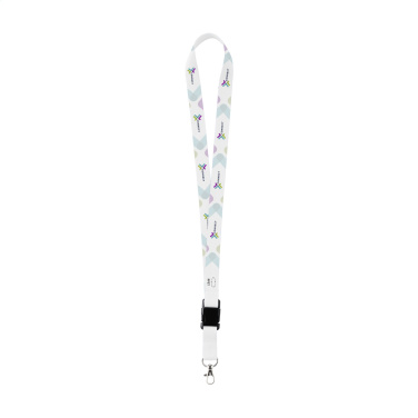 Logotrade profilreklam bild: Lanyard Sublimation Buckle RPET 2 cm nyckelsnöre