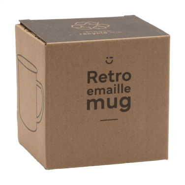 Logotrade presentreklam bild: Retro emaljmugg 350 ml