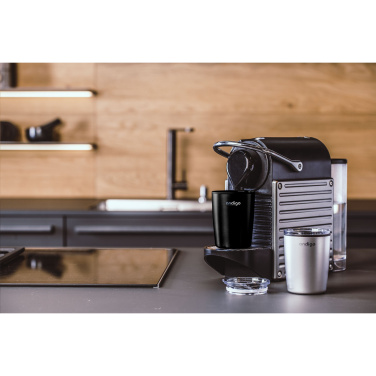 Logotrade profilprodukter bild: Espresso-to-Go-mugg RCS Recycled Steel 170 ml