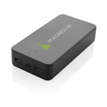 Logotrade profilreklam bild: Boostcore RCS powerbank i återvunnen plast 20.000mAh USB