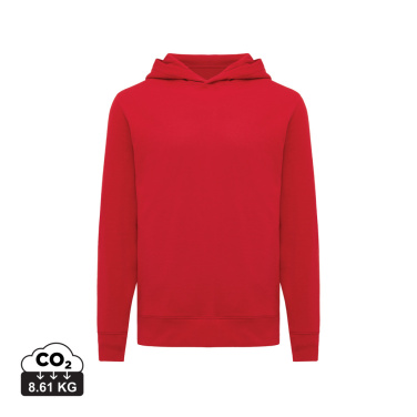 Logotrade profilprodukter bild: Iqoniq Yengo hoodie  i återvunnen bomull med sidofickor