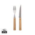 VINGA Paso 8-delars BBQ bestickset, brun