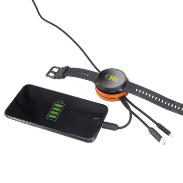 Logotrade presentreklam bild: Stor kabel 4-i-1 med upplyst logotyp - i5w