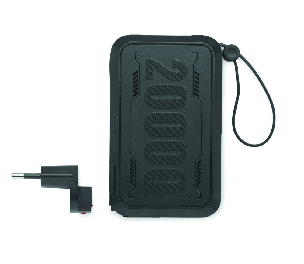 Logotrade presentreklam bild: Powerbank 20000 mAh i ABS