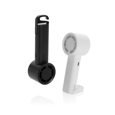 Logotrade presentreklam bild: Twist uppladdningsbar bärbar fläkt i återvunnen plast