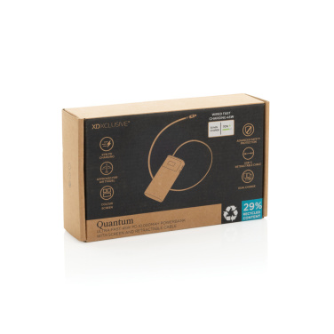 Logotrade kampanjprodukter bild: Quantom RCS ultrasnabb PD45W 10.000mAh powerbank med display