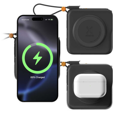 Logotrade reklamprodukter bild: Xtorm TravelPro 30 W 3-i-1-reseladdare på 10 000 mAh