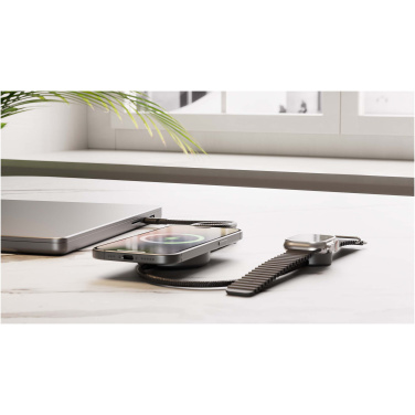 Logotrade profilprodukter bild: Zens Pro 2 15 W dubbel laddningskabel