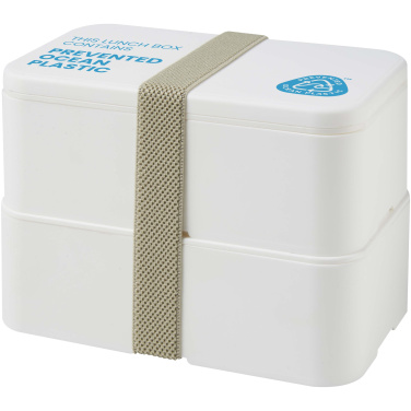 Logotrade profilprodukter bild: MIYO POP 700 + 700 ml lunchlåda i dubbla lager