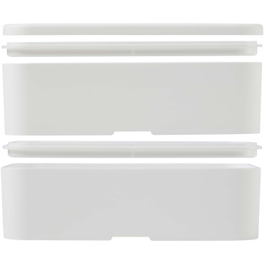 Logotrade profilreklam bild: MIYO POP 700 + 700 ml lunchlåda i dubbla lager