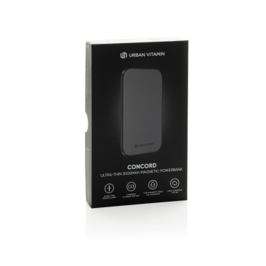 Logotrade presentreklam bild: Urban Vitamin Concord RCS Ultratunn 3000 mAh powerbank
