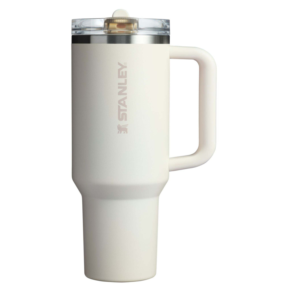 Logotrade profilprodukter bild: Stanley Quencher® ProTour 1180 ml isolerad mugg i återvunnet rostfritt stål med flip-sugrör 
