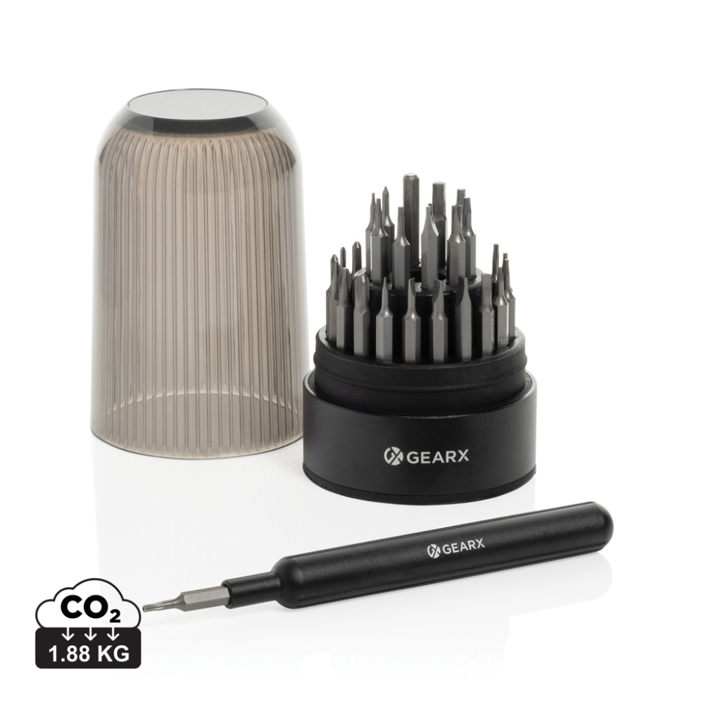 Logotrade profilreklam bild: Gear X 31-i-1 multifunktionellt skruvmejselset